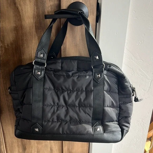 CYNTHIA ROWLEY Nylon Medium Channel Weekender